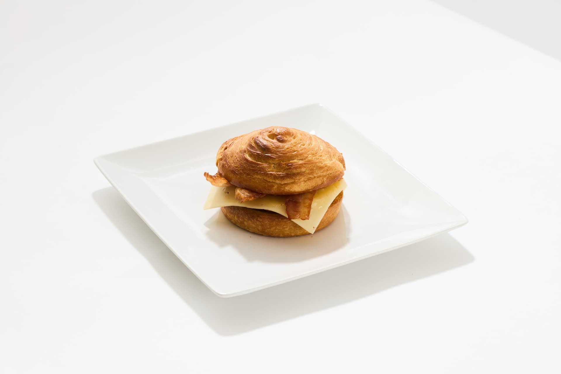 Bacon & Cheese Croissant Bun